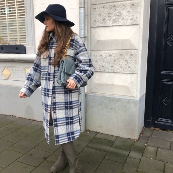 *SOLD* Wool blend oversized coat H&M - Picture 3 of 6